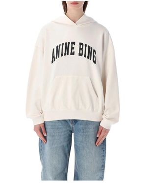Anine Bing Hoodies & Sweatvesten ,Roze ,Katoen Harvey Sweatshirt