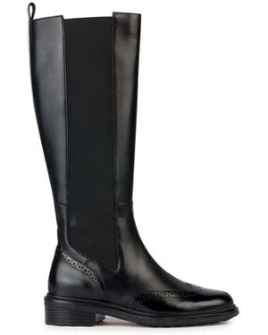 Geox High Laarzen - Zwart