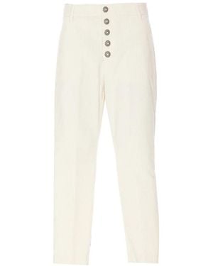 Dondup Witte Denim Broek