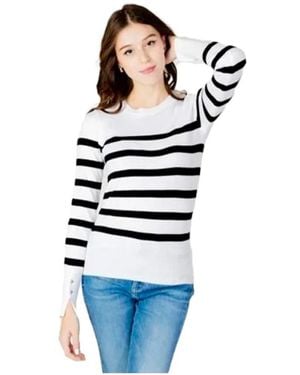 Guess Round-Neck Knitwear - Wit