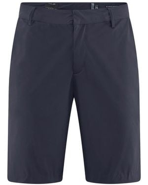 Bomboogie Bermuda Aus Technischem Stretch-Jersey - Blau