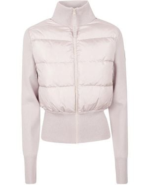 Canada Goose Jassen ,Roze ,Wol Hy Bridge Wide Quilt Knit Jacket
