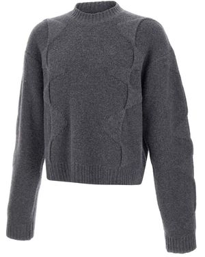 HELIOT EMIL Round-Neck Knitwear - Grey