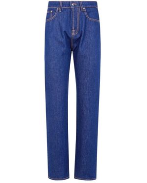 Versace Straight Jeans - Azul
