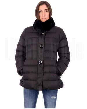 Cinzia Rocca Winter Jackets - Black