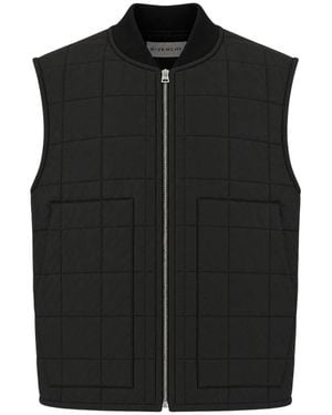 Givenchy Couture Seam Quilted Sleeveless Blouson - Zwart