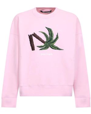 Palm Angels Sweatshirts - Rose