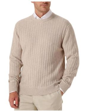 Profuomo Round-Neck Knitwear - Marrone