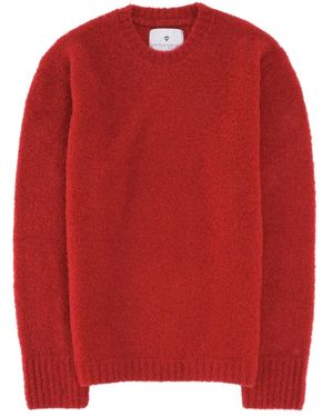 Seven Gauge Round-Neck Knitwear - Rood