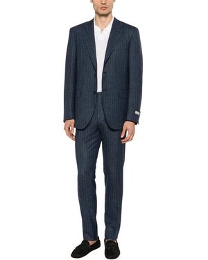 Canali Single Breasted Suits - Blue