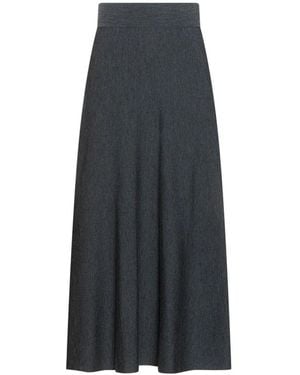 Hemisphere Maxi Skirts - Gray