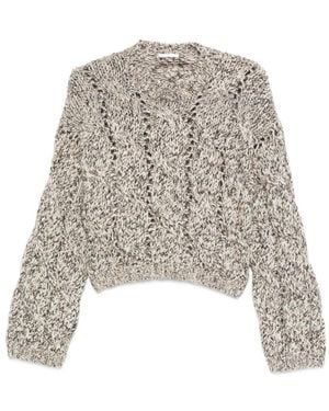 Brunello Cucinelli Luxus Pullover Kollektion - Grau