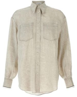 Brunello Cucinelli Shirts - Bianco