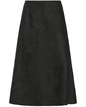 Ichi Midi Skirts - Negro