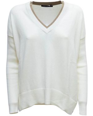 Pennyblack V-Neck Knitwear - Blanco
