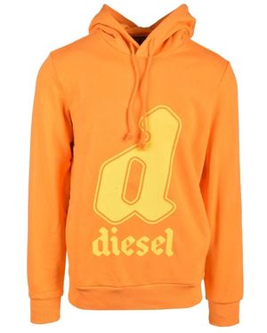 DIESEL Hoodies - Orange