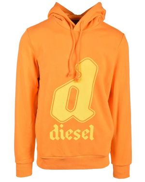 DIESEL Hoodies - Orange