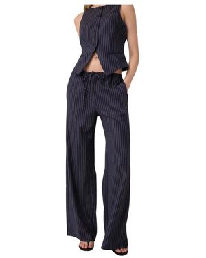 Guess Wide Trousers - Blu