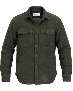 Bl'ker Jassen ,Groen ,Moleskine Shirt Trapunta