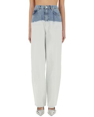 Moschino Loose-Fit Jeans - Azul