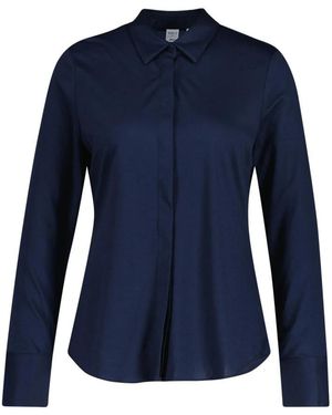 Eterna Jersey Bluse 5780 Dy70 - Blau