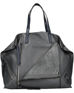 Rebelle Tassen ,Blauw ,Leer Leren Tote Bag - Zwart
