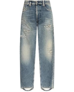 DIESEL Straight Jeans - Azul