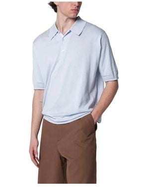 John Smedley Polo Shirts - Azul