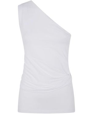 Patou Sleeveless Tops - White