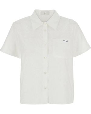 DUNST Short Sleeve Shirts - Bianco