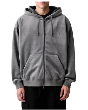 Y-3 Zip-Throughs - Gris