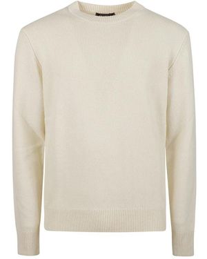 Aragona Rundhals-Pullover - Weiß