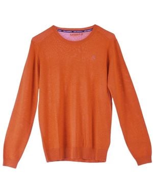 KARL LAGERFELD Round-Neck Knitwear - Orange