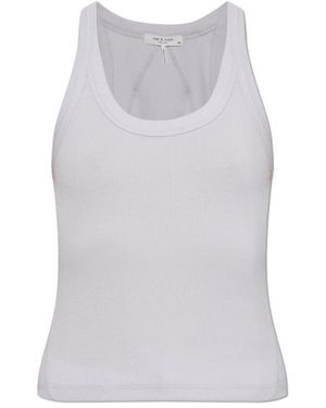 Rag & Bone Tops ,Paars ,Katoen Strappy Top - Grijs