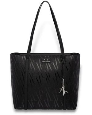 ARMANI EXCHANGE Tote Bags - Zwart