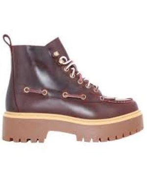 Timberland Lace-Up Boots - Purple