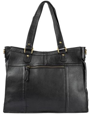 Re:designed Handgemaakte Leren Crossbody Tas Zwart