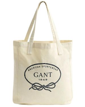 GANT Stoff-Tragetasche - Weiß