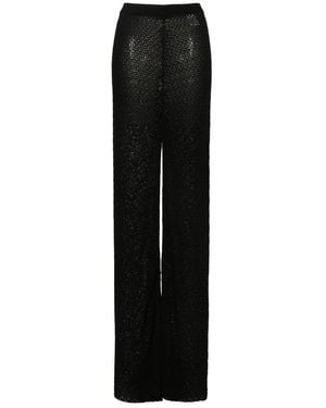 TOTEME Wide Trousers - Black