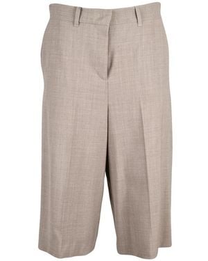 Marella Cropped Trousers - Grigio