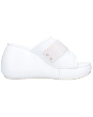 Casadei Sandalen Met Sleehak - Wit
