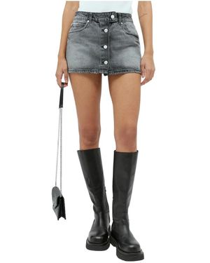 Courreges Denim Skirts - Blu