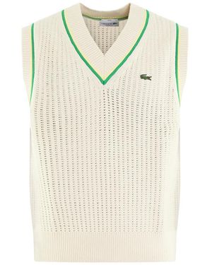 Lacoste Sleeveless Knitwear - Neutro