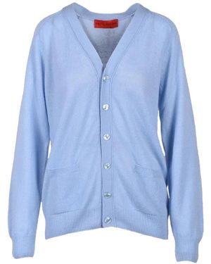 Wild Cashmere Strickjacke - Blau