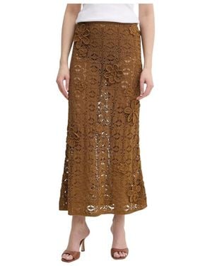 Pinko Midi Skirts - Marron