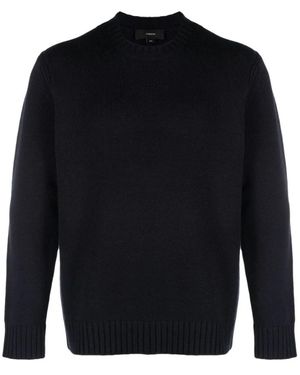 Vince Round-Neck Knitwear - Bleu