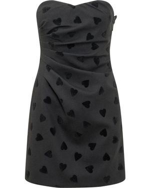 Celine Mini Bustier Kleid - Schwarz
