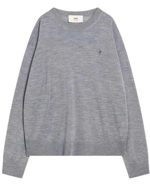 Ami Paris Maglia Girocollo - Grau