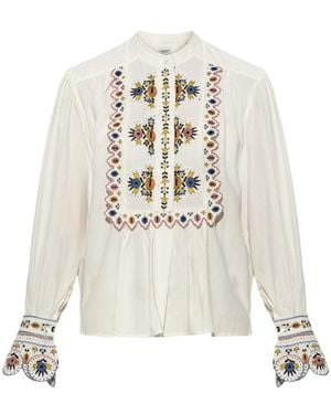 Isabel Marant Overhemden ,Wit ,Linnen Monique Top