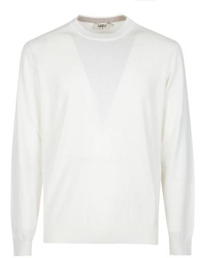 Altea Trui Met Ronde Hals - Wit